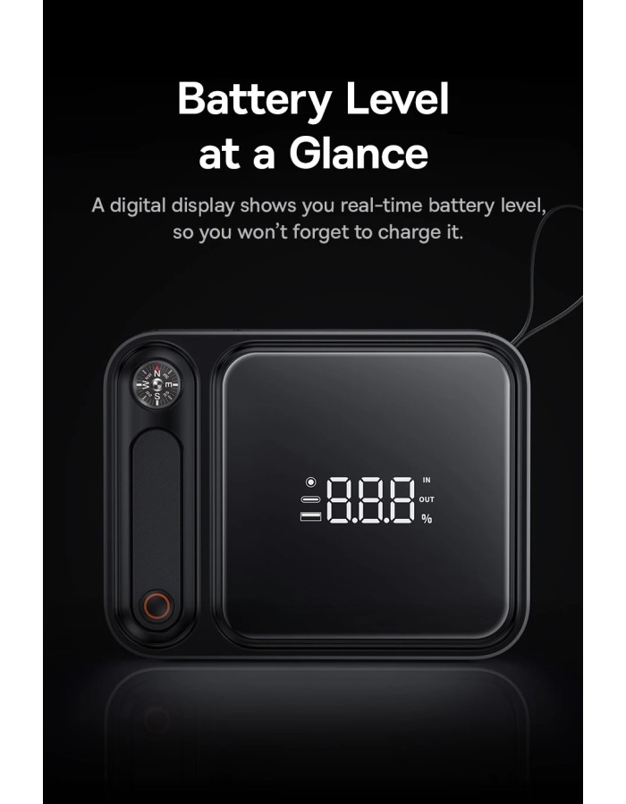 Baseus Car Jump Start Booster & Powerbank 26800maH 3000A
