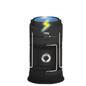 Uniross ULSA05 Solar & USB Rechargeable 360 degrees Lantern with Powerbank
