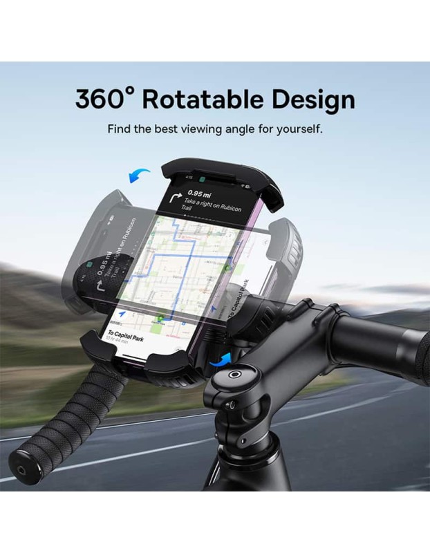 Baseus VA Motorcycle/Bicycle/Scooter Phone Holder QUICKGO Baseus VA Motorcycle/Bicycle/Scooter Phone Holder QUICKGO
