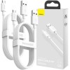 Baseus Cable MicroUSB to USB-A Simple Wisdom 1.5m White (2PC) Baseus Cable MicroUSB to USB-A Simple Wisdom 1.5m White (2PC)