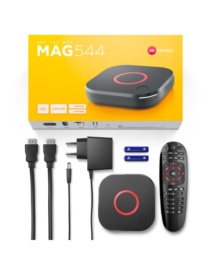Infomir MAG544 IPTV Set-Top Box 4K Infomir MAG544 IPTV Set-Top Box 4K