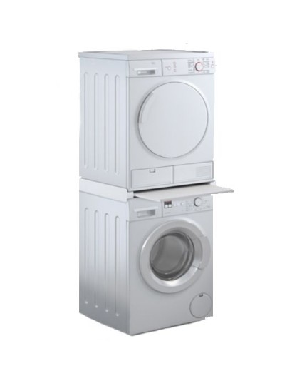 Superior Washing Machine Tower Pro Stacking Kit + Shelf SUPSLW001