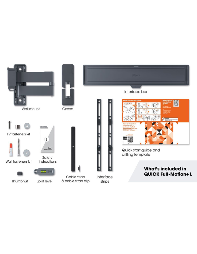 Vogels TVM1643 Turn TV Wall Mount 40-77'' Black Vogels TVM1643 Turn TV Wall Mount 40-77'' Black