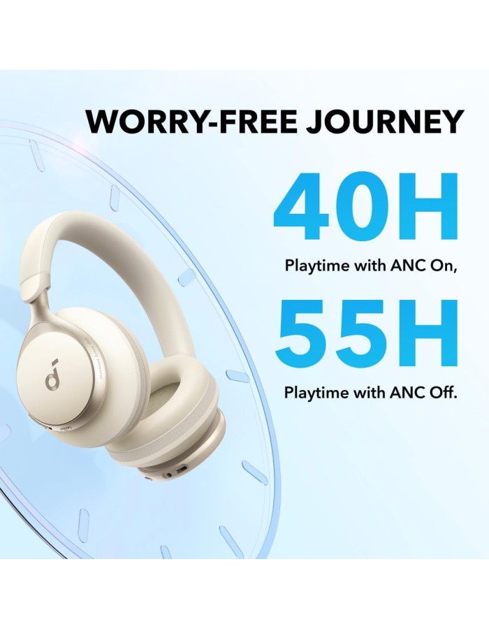 Anker Soundcore Headphones HiRes ANC Space One White