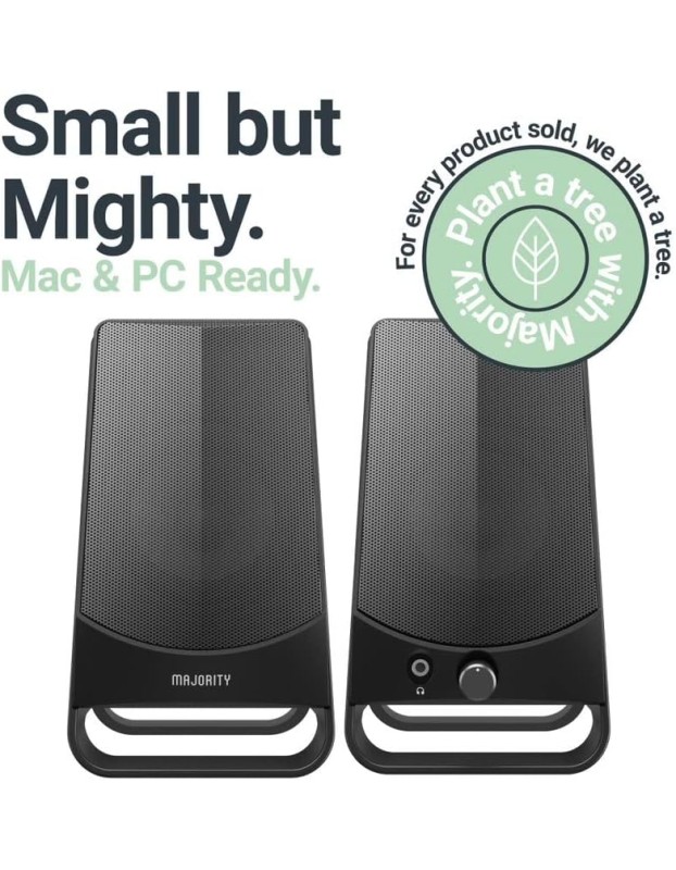 Majority DX 10 PC Speakers 10W 2.0 USB Powered