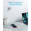 Anker Mobile Cable USB C to USB C 0.9m 322 White Anker Mobile Cable USB C to USB C 0.9m 322 White