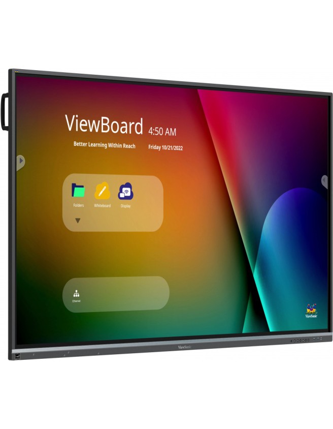 Viewsonic Viewboard Interactive Display Whiteboard 86" 4K Android 40-Point Touch 2.1 Speakers USB-C IFP8650-5F