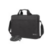 Natec WALLAROO2 15.6'' Laptop Bag with Wireless Mouse Black