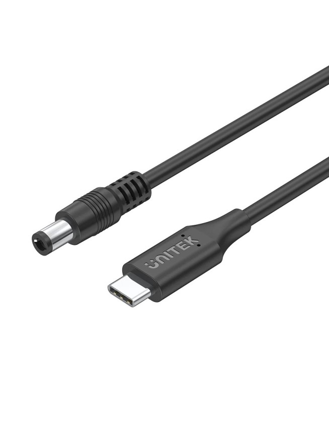 Unitek UCL USB-C to DC Cable 1.8m 65W for Acer 5.5*1.7mm C14119BK Unitek UCL USB-C to DC Cable 1.8m 65W for Acer 5.5*1.7mm C14119BK