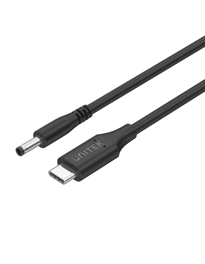 Unitek UCL USB-C to DC Cable 1.8m 65W for Lenovo 4.0x1.7mm C14118BK