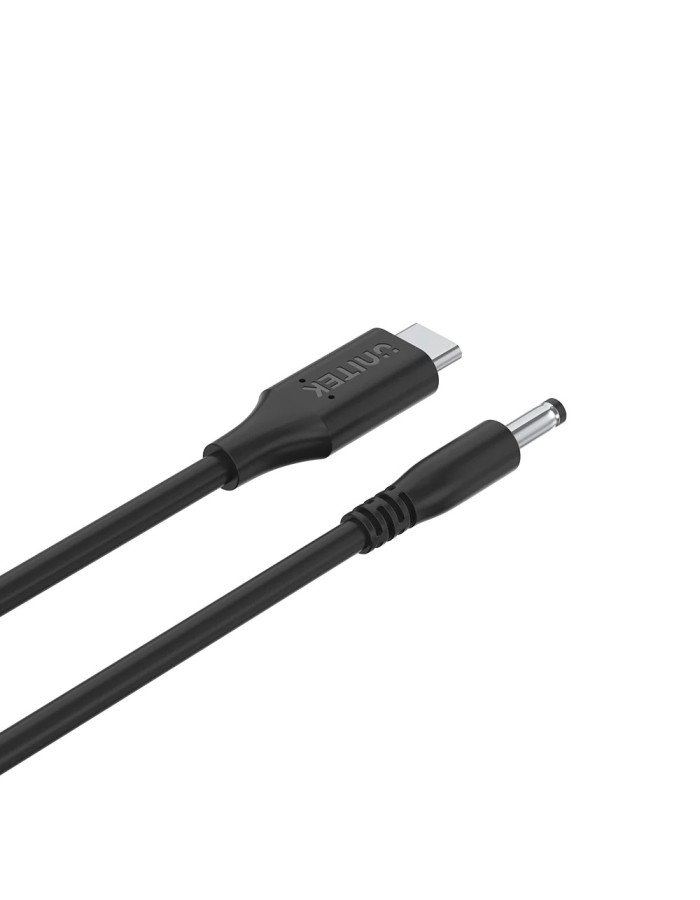 Unitek UCL USB-C to DC Cable 1.8m 65W for Lenovo 4.0x1.7mm C14118BK