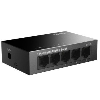 Cudy GS105 5-Port Gigabit Ethernet Switch Metal Cudy GS105 5-Port Gigabit Ethernet Switch Metal