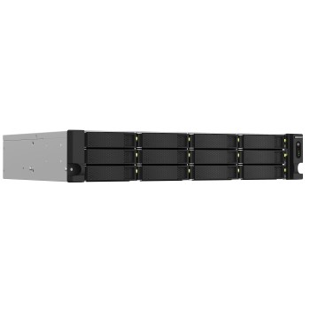 QNAP NAS 12-Bay Rackmount Intel Quad-Core, 8GB RAM, Redundant PSU, PCIe Slot & Dual 2.5GbE Ports TS-1264U-RP QNAP NAS 12-Bay Rackmount Intel Quad-Core, 8GB RAM, Redundant PSU, PCIe Slot & Dual 2.5GbE Ports TS-1264U-RP