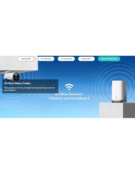 Anker Eufy Security Camera Kit E330 2+1 Home Base