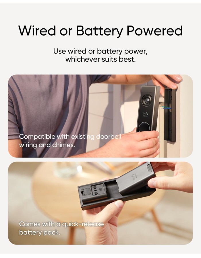 Anker Eufy Security Video Doorbell E340 Dual Camera With Edge HomeBase Mini Anker Eufy Security Video Doorbell E340 Dual Camera With Edge HomeBase Mini
