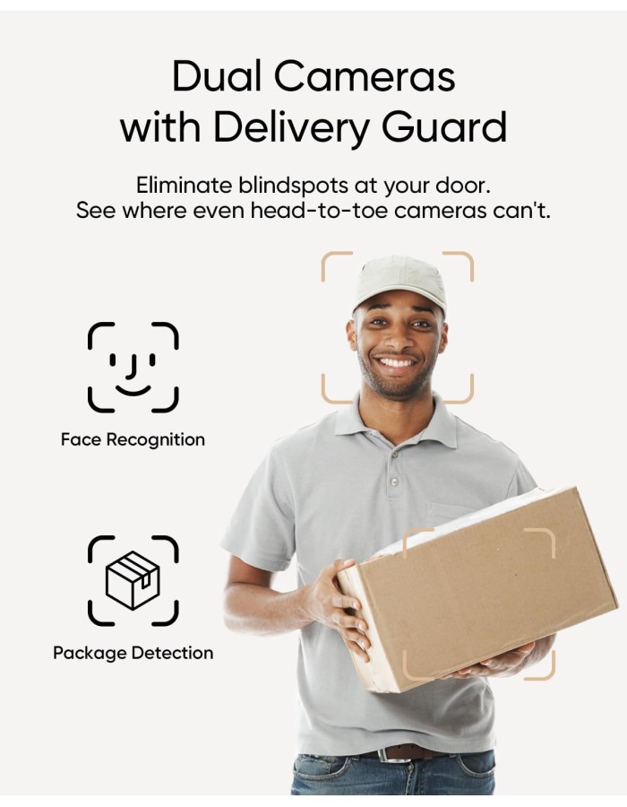 Anker Eufy Security Video Doorbell E340 Dual Camera With Edge HomeBase Mini Anker Eufy Security Video Doorbell E340 Dual Camera With Edge HomeBase Mini
