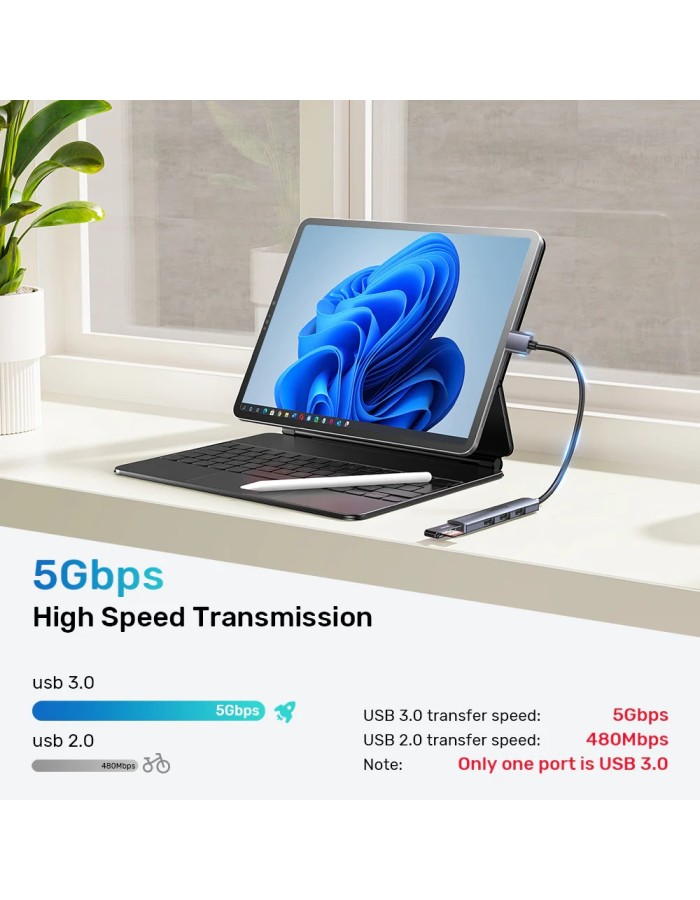 Unitek USB-A Hub 4port 3xUSB2.0 1xUSB3.0 H1208A Unitek USB-A Hub 4port 3xUSB2.0 1xUSB3.0 H1208A