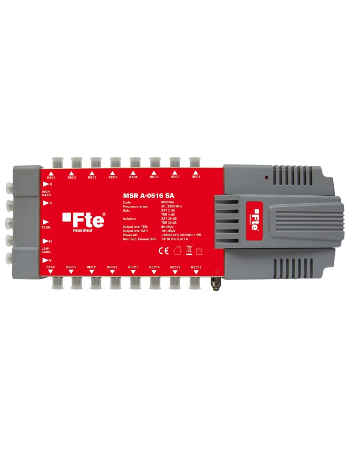 FTE MSRA0516 5/16 Active Sat/Ter Multiswitch