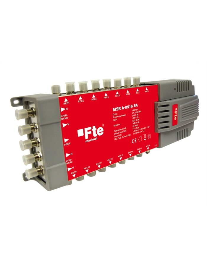 FTE MSRA0516 5/16 Active Sat/Ter Multiswitch FTE MSRA0516 5/16 Active Sat/Ter Multiswitch