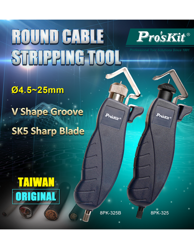 Proskit Wire Slitting and Ringing Tool 4.5-25mm 8PK-325B