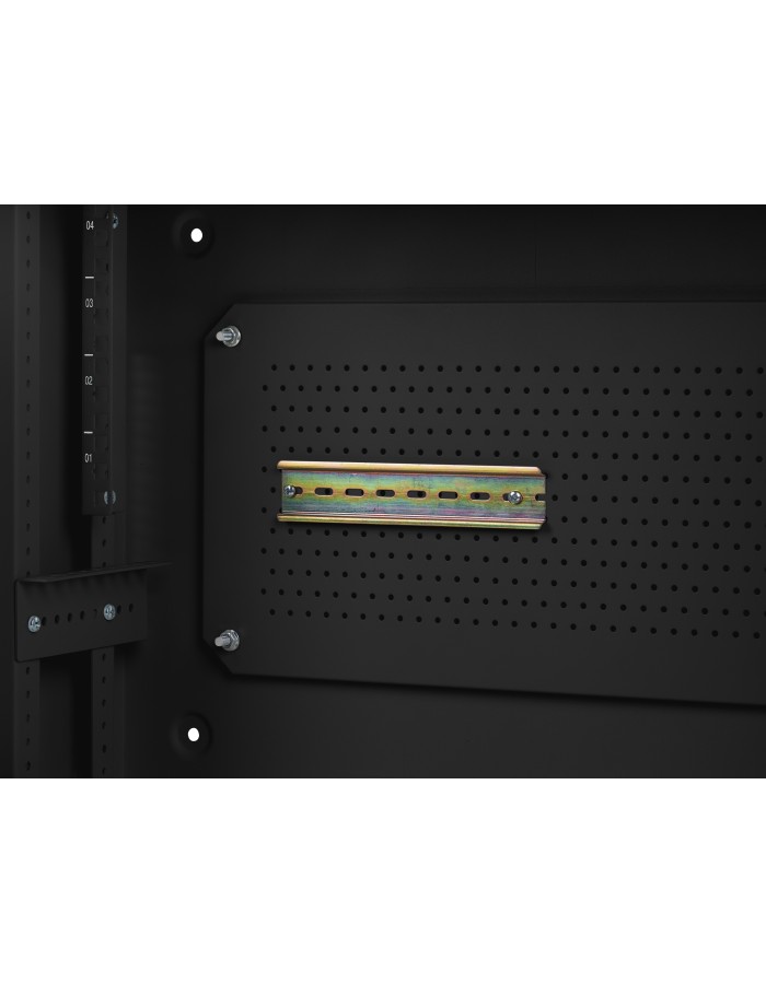 Lanberg 19'' Low Profile Wall Rack 4U+3U Assembled Black