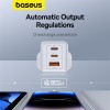Baseus Charger Wall 65W USB-Cx2/USB-A UK+100W USB-C Cable White Baseus Charger Wall 65W USB-Cx2/USB-A UK+100W USB-C Cable White