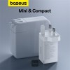 Baseus Charger Wall 65W USB-Cx2/USB-A UK+100W USB-C Cable White Baseus Charger Wall 65W USB-Cx2/USB-A UK+100W USB-C Cable White
