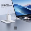 Baseus Charger Wall 65W USB-Cx2/USB-A UK+100W USB-C Cable White Baseus Charger Wall 65W USB-Cx2/USB-A UK+100W USB-C Cable White