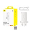 Baseus Charger Wall 65W USB-Cx2/USB-A UK+100W USB-C Cable White Baseus Charger Wall 65W USB-Cx2/USB-A UK+100W USB-C Cable White