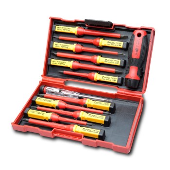 Proskit SD-V861 VDE Insulated Screwdriver Set of 13 pcs & Carry Case