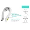 SKG Neck Massager Pulse-Heat-Remote-4xModes K5 Pro
