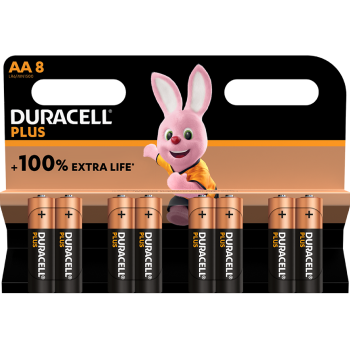 Duracell Alkaline Simply AA 8pcs Batteries
