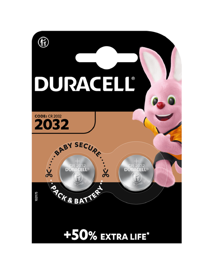Duracell Lithium CR2032 2pcs Batteries Ultra