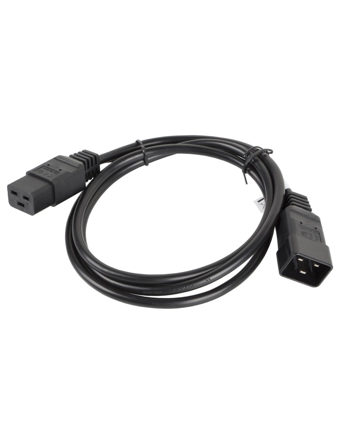 Lanberg IEC C19 to C20 Heavy Duty Cable VDE 1.8m Lanberg IEC C19 to C20 Heavy Duty Cable VDE 1.8m