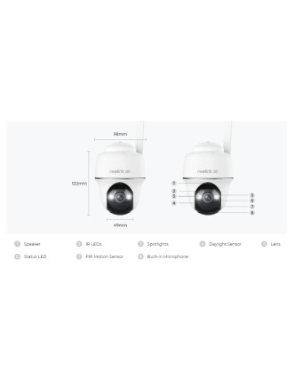 Reolink BP4G Outdoor Battery Camera 4K GO Ultra