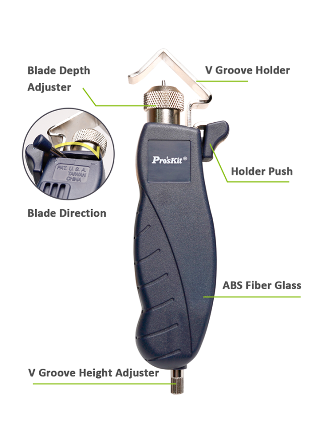 Proskit Wire Slitting and Ringing Tool 4.5-25mm 8PK-325B