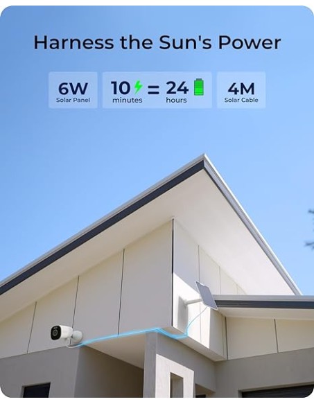 Reolink BP Outdoor Battery Camera 4K ARGUS Eco Ultra (Human,Pet,Vehicle Detection)