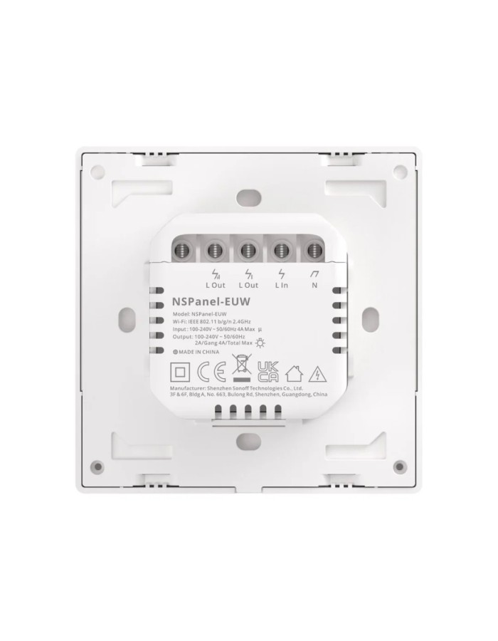 Sonoff Wifi Smart NS Panel with Touch screen White Sonoff Wifi Smart NS Panel with Touch screen White