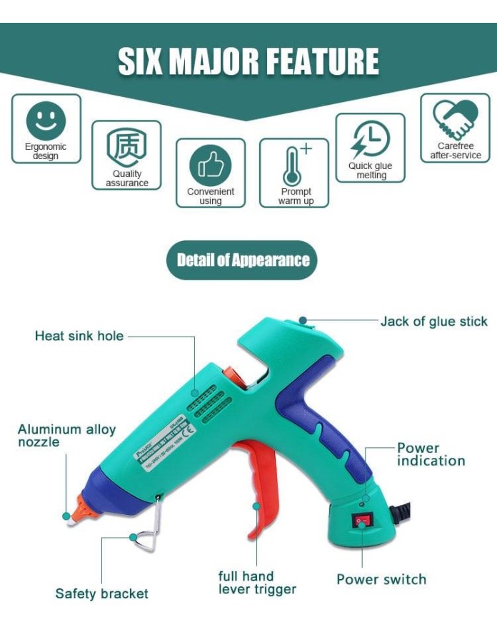 Proskit Guns Hot Glue Gun 100W GK-389 Proskit Guns Hot Glue Gun 100W GK-389
