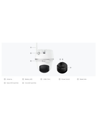 Reolink BP4G Outdoor Battery Camera 4K GO Ultra