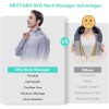 SKG Neck Massager Pulse-Heat-APP-Multiple Heads G7 Pro