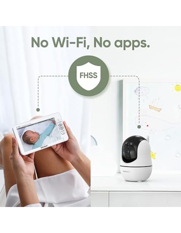 Bonoch BBM03 Portable Baby Monitor 7'' and PTZ Camera+Audio No WiFi Bonoch BBM03 Portable Baby Monitor 7'' and PTZ Camera+Audio No WiFi