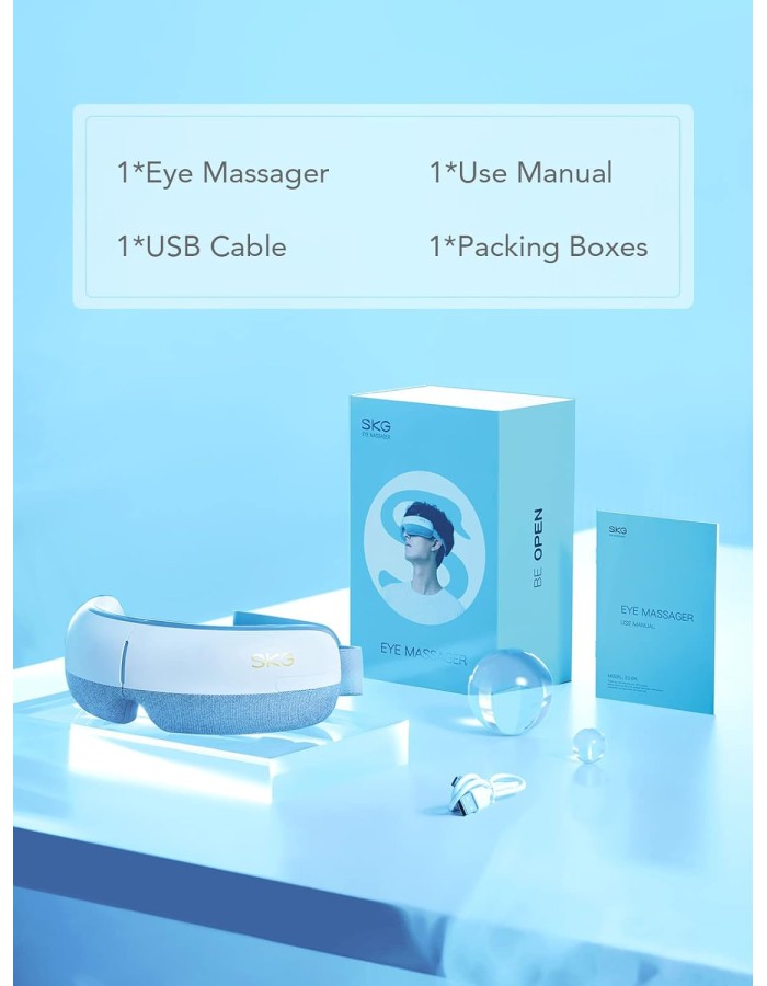 SKG Eye Massager Heat-Massage-Music E3-EN