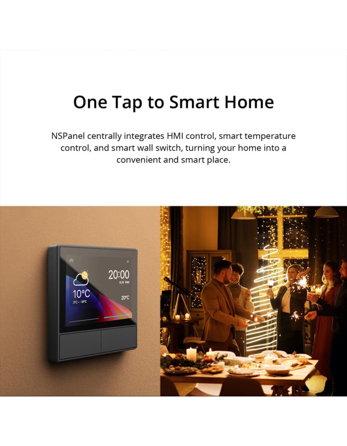 Sonoff Wifi Smart NS Panel with Touch screen White Sonoff Wifi Smart NS Panel with Touch screen White
