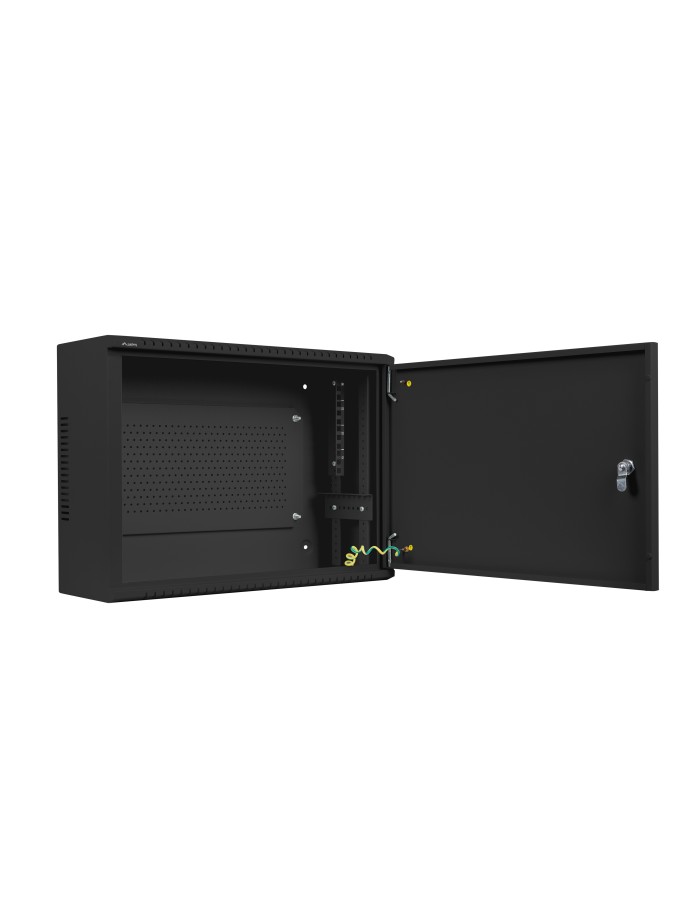 Lanberg 19'' Low Profile Wall Rack 4U+3U Assembled Black
