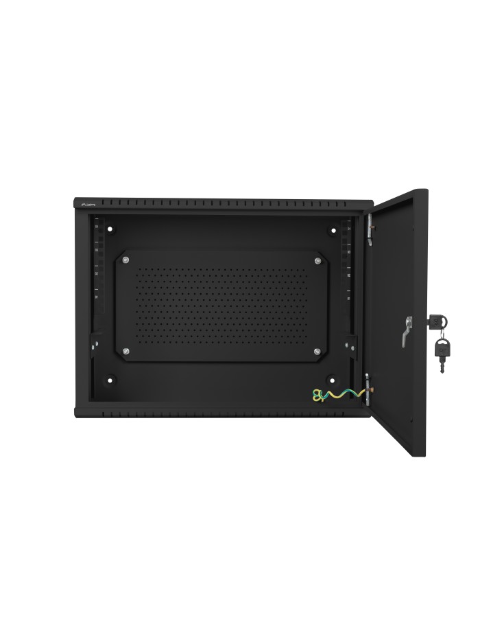 Lanberg 19'' Low Profile Wall Rack 4U+3U Assembled Black