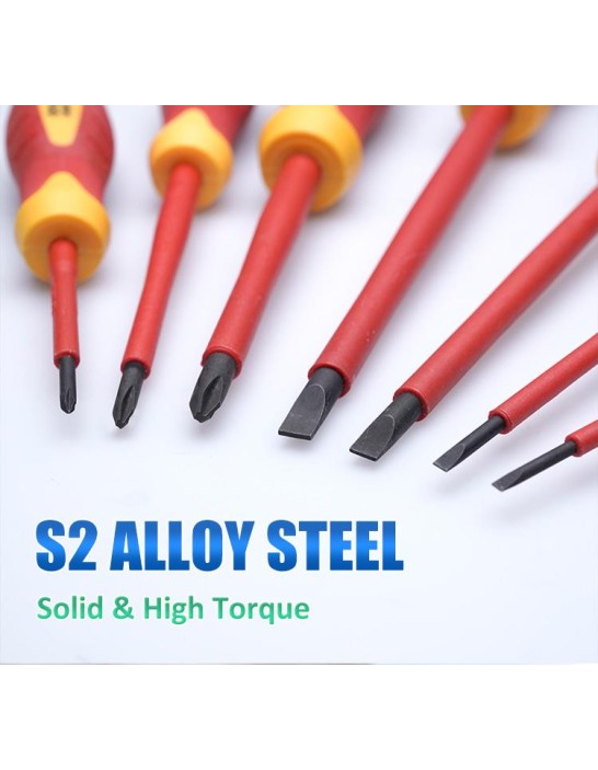 Proskit SD-8012 VDE Insulated Screwdriver Set of 7 pcs
