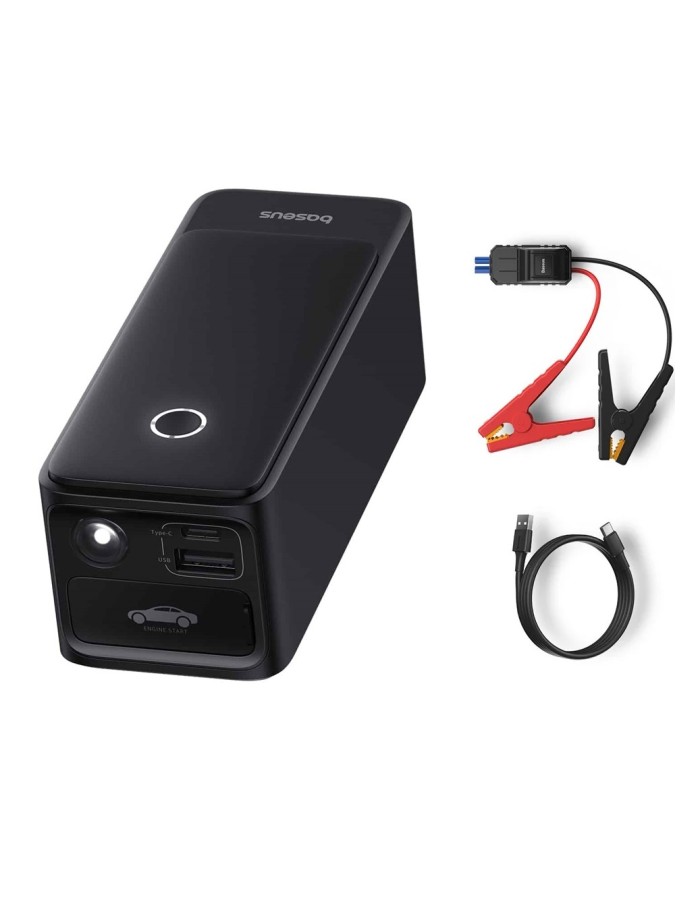 Baseus Car Jump Start Booster & Powerbank 6000mAh 600A ALPHA Black