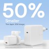 Baseus Charger Wall 30W USB-C UK MINI GaN5 White Baseus Charger Wall 30W USB-C UK MINI GaN5 White