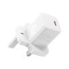 Baseus Charger Wall 30W USB-C UK MINI GaN5 White Baseus Charger Wall 30W USB-C UK MINI GaN5 White